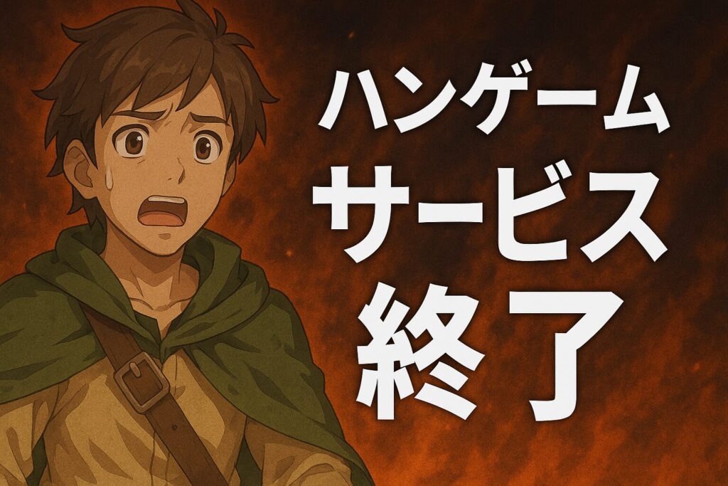 ハンゲームのサービス終了はなぜ？いつからプレイ不可？