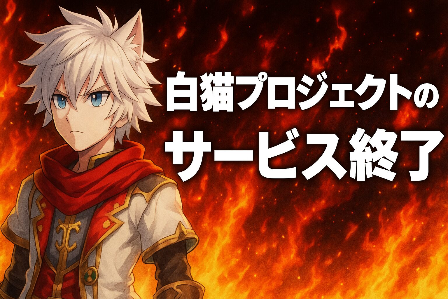 白猫プロジェクトのサービス終了はなぜ？いつからプレイ不可？