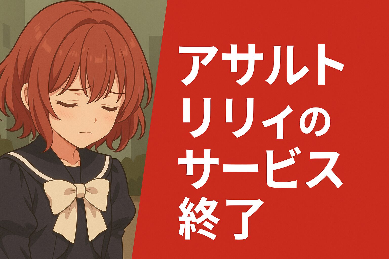 アサルトリリィのサービス終了はなぜ？いつからプレイ不可？