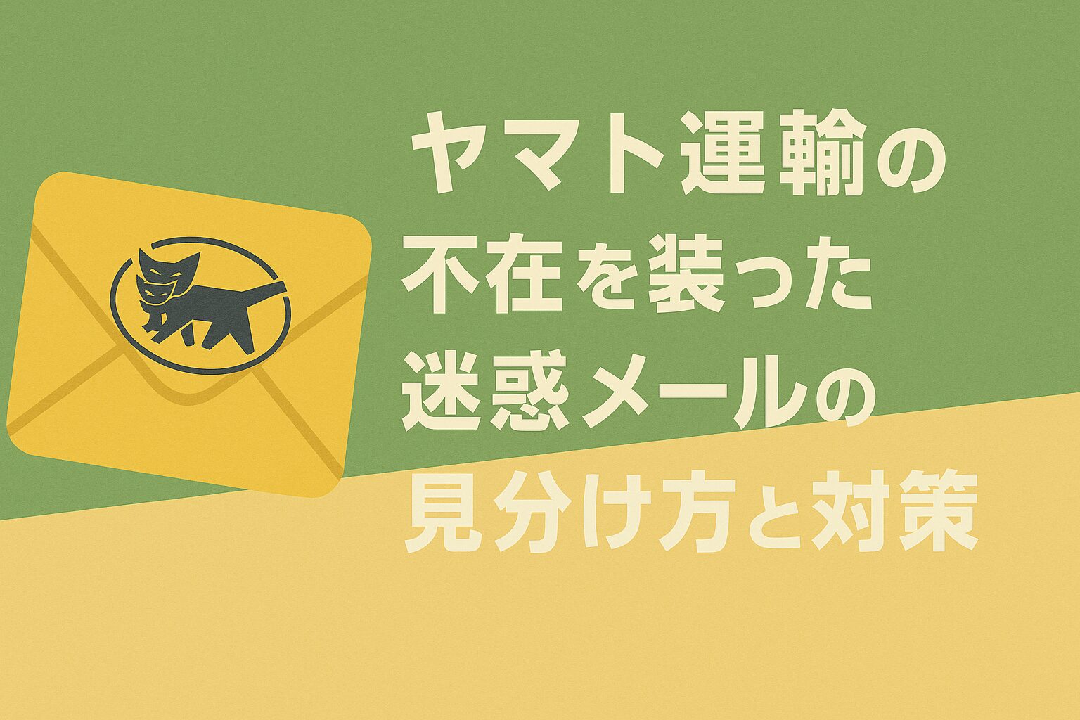 ヤマト運輸の不在を装った迷惑メールの見分け方と対策